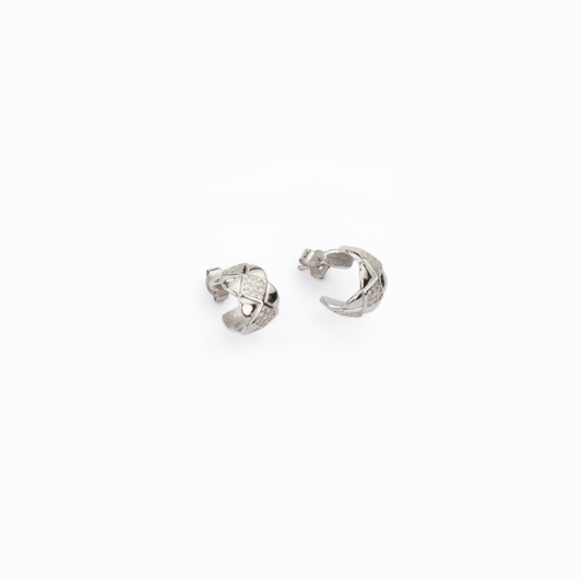 BARBIERI 925 silver diamond earrings