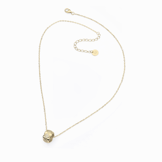 BARBIERI 925 silver gold rhombus necklace