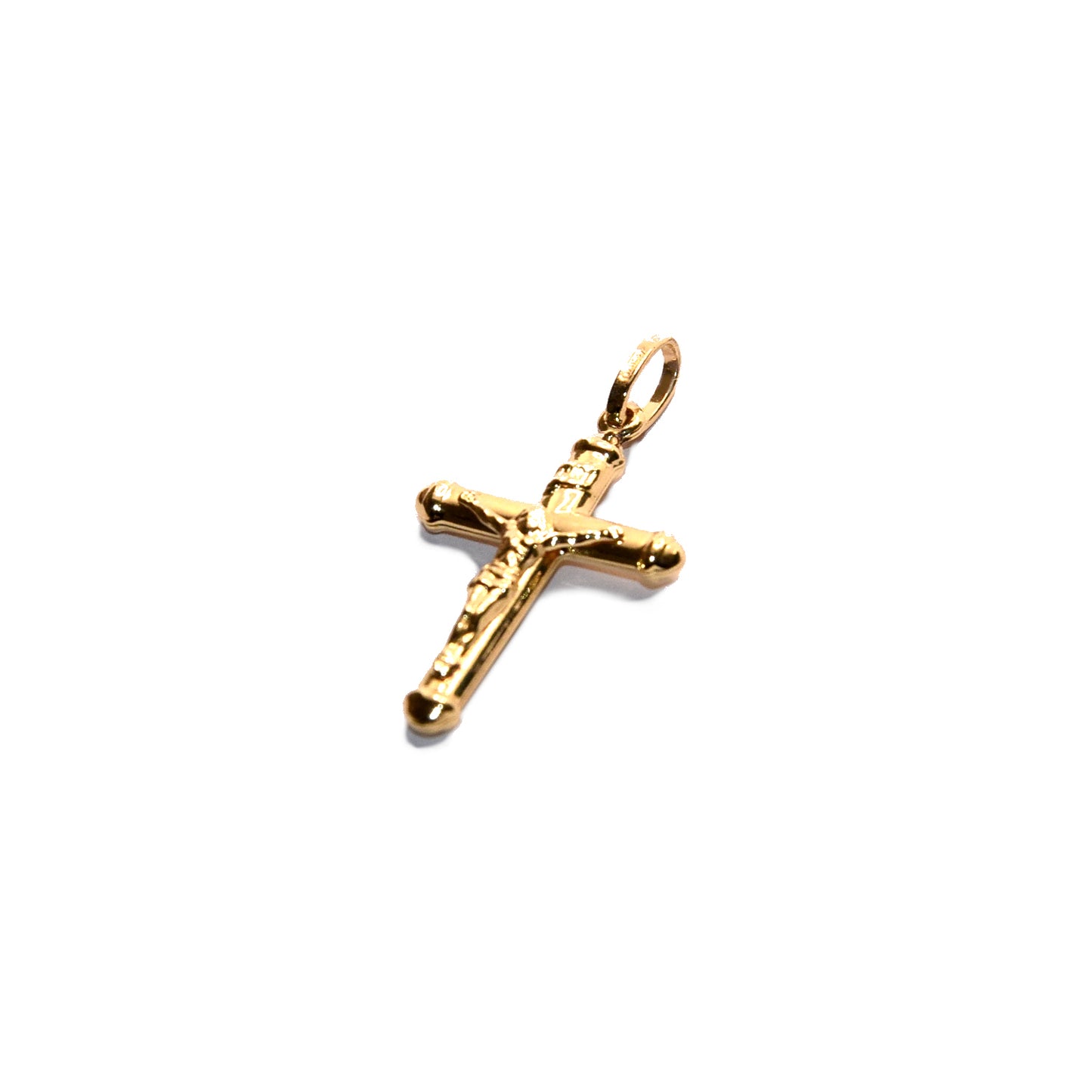 Croce con cristo oro 18k