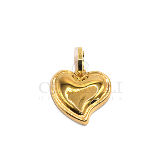 18K Gold Heart Pendant