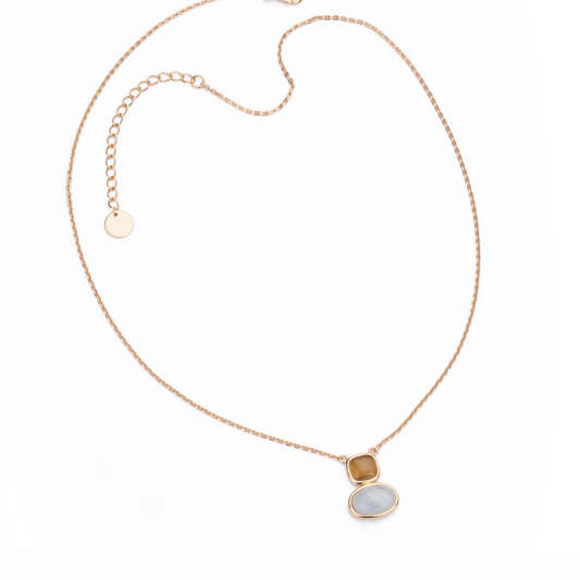 BARBIERI 925 Silver Rose Gold Necklace
