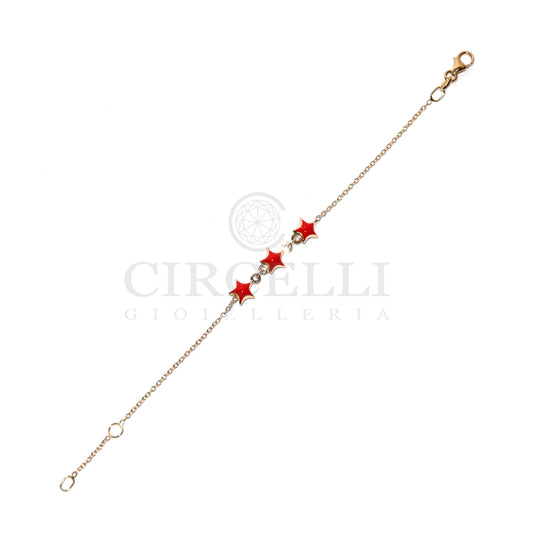 Bracciale stelle oro 18 carati