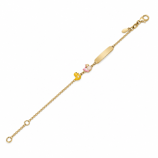Bracelet plaqué or 18 carats