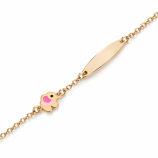 Bracelet plaqué or 18 carats