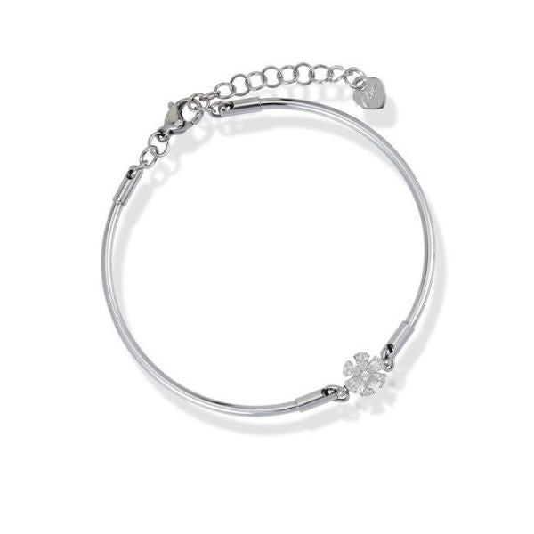 Bracciale in argento sterling con opale bianco, gioiello Bracciale in argento sterling con opale bianco, gioiello