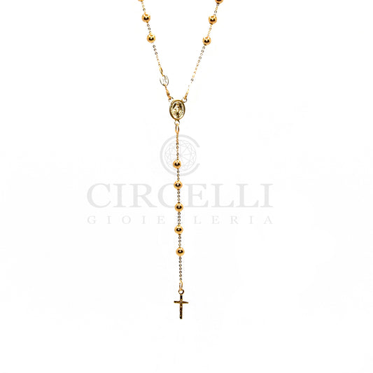 18K Yellow Gold Rosary