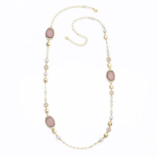 BARBIERI Long Glass Dome Necklace