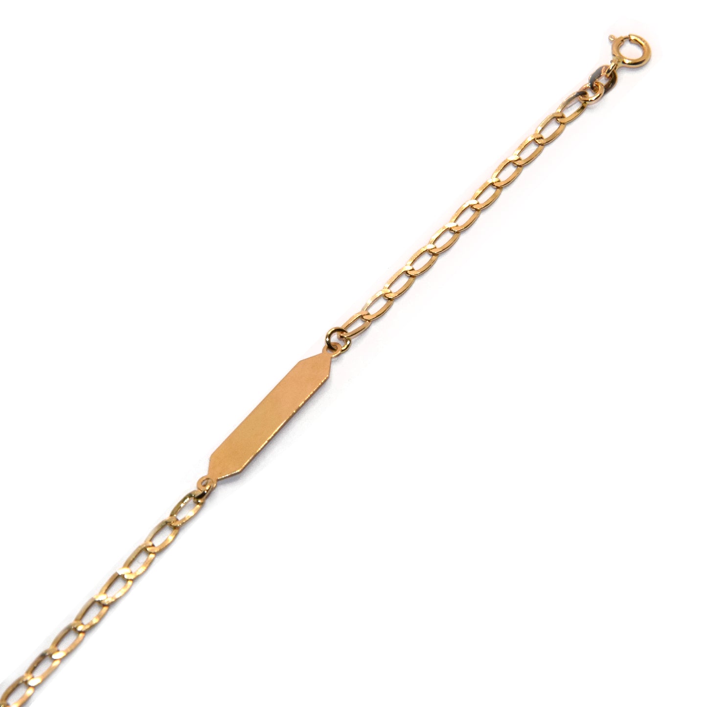 Bracciale Cheval con targa oro 18k