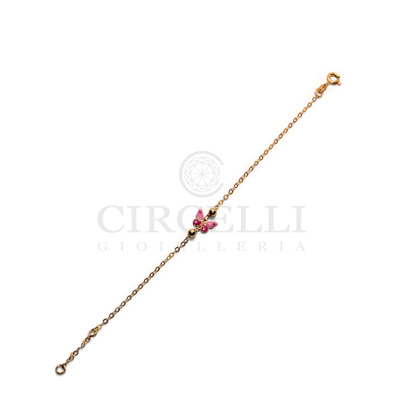 Bracciale farfalla oro 18k