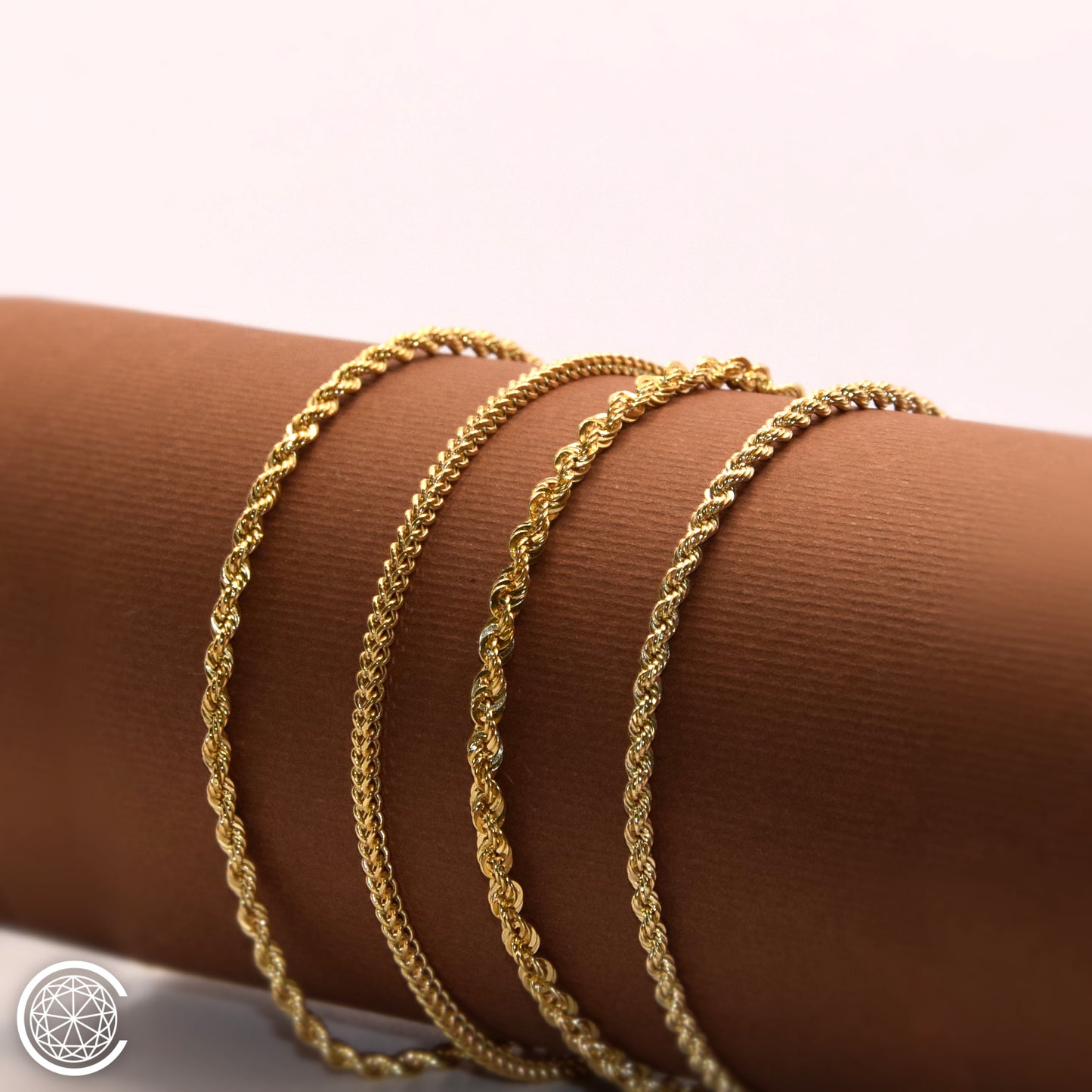 Bracciale corda 2° misura oro 18k