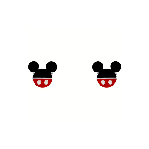 DISNEY Mickey Mouse Enamel Earrings