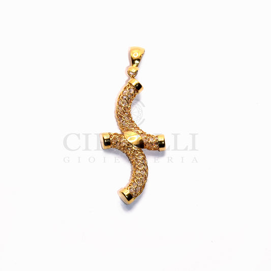 18-karat gold cross