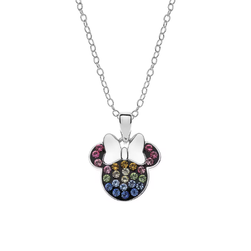 Multicrystal Minnie Mouse DISNEY necklace