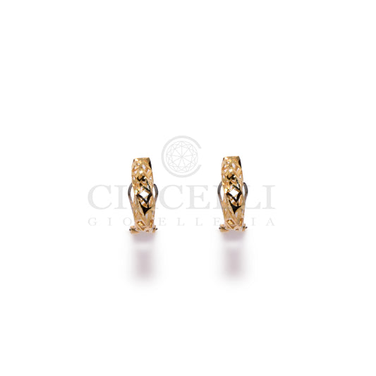 Orecchini lobo oro 18 carati