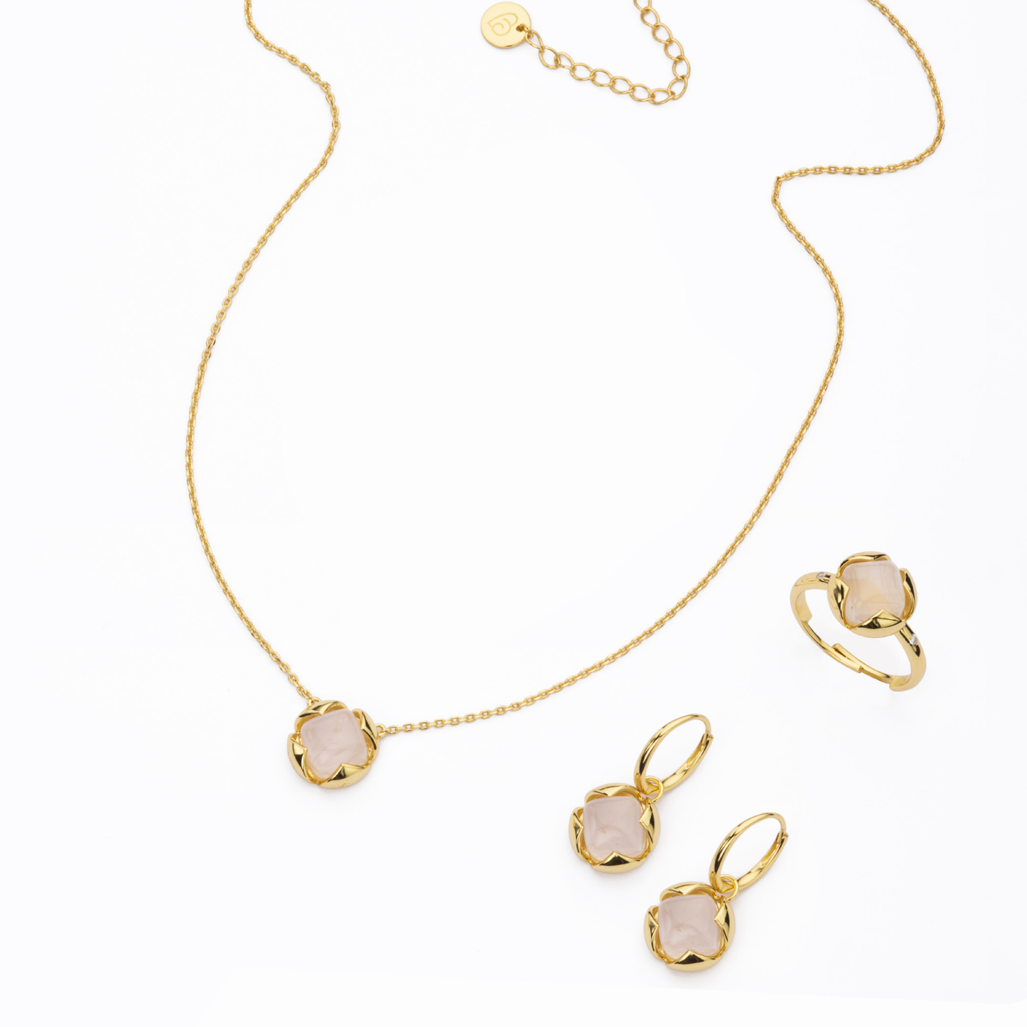 Collana bocciolo gold argento 925 BARBIERI