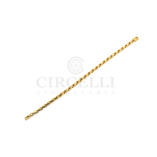 Bracciale tubolare oro 18 carati