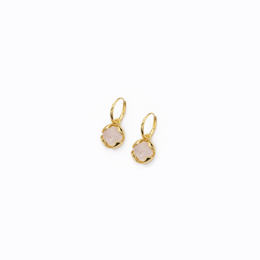 BARBIERI 925 silver gold bud earrings