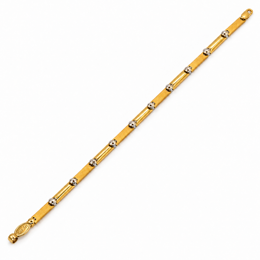 Bracciale piastre oro 18 carati