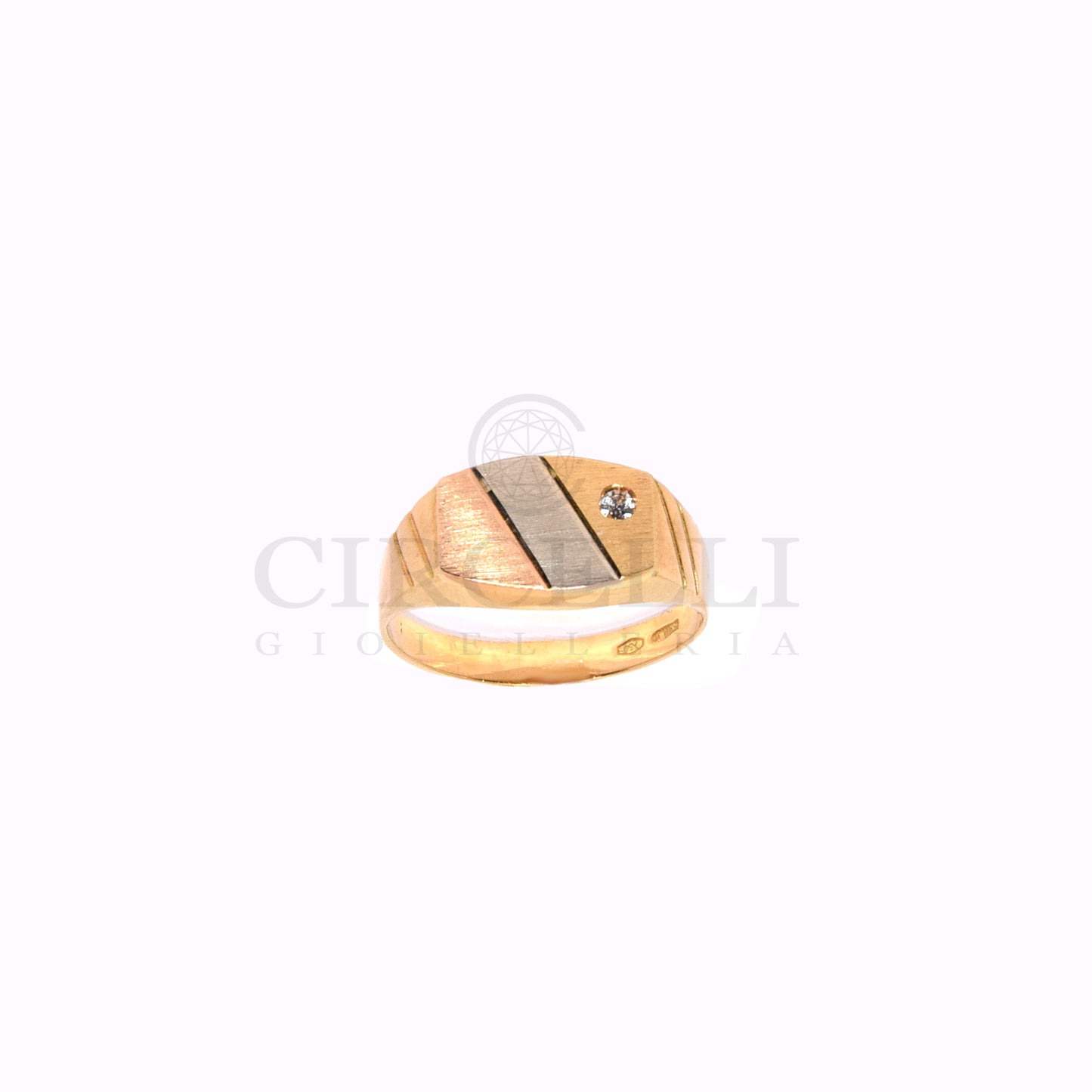 anello uomo oro 18k