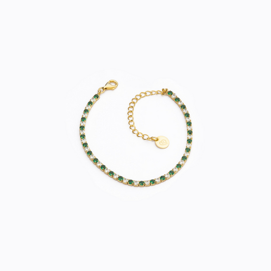 Tennis Clear-emerald 925 silver BARBIERI