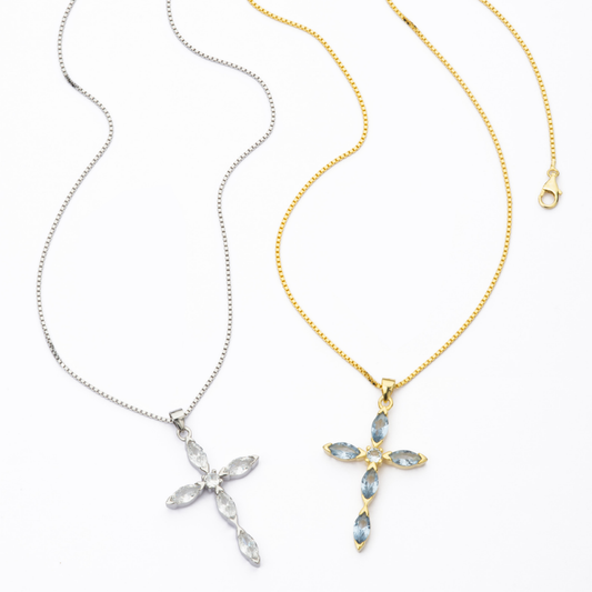 Collier croix en argent 925 BARBIERI