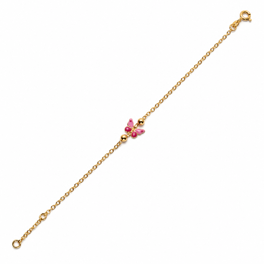 Bracciale farfalla oro 18 carati