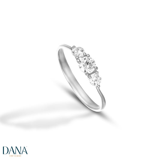 Bague pour femme Collection Harmonia - Modèle Trilogy DANA L'OR 9 CARATS