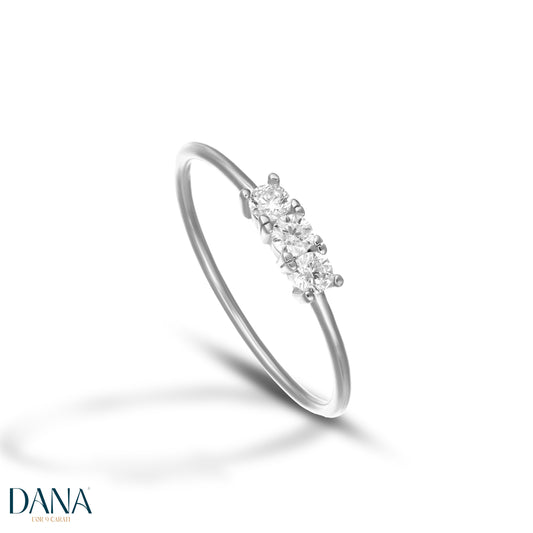 Anello da Donna Collezione Harmonia - Modello Trilogy DANA L'OR 9 CARATI