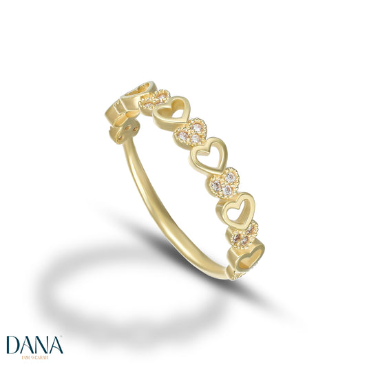 Lovely 9K Gold Ring DANA L'OR 9 CARATI