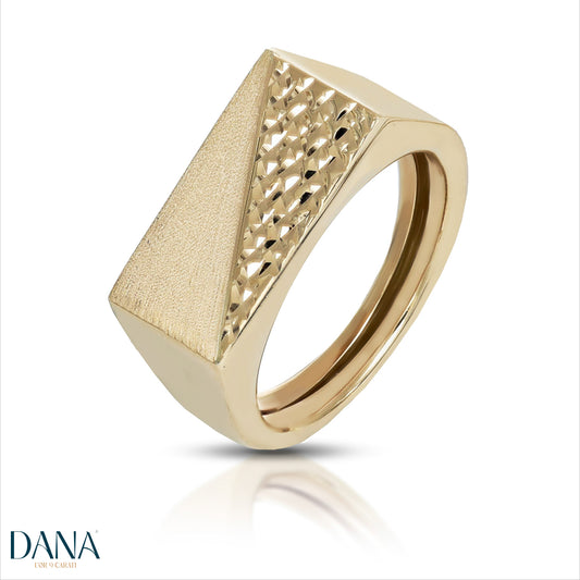 9K Gold Men's Ring DANA L'OR 9 CARATI