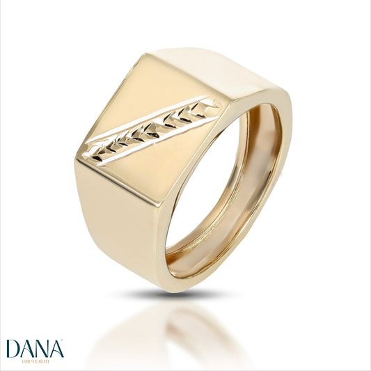 9K Gold Men's Ring DANA L'OR 9 CARATI