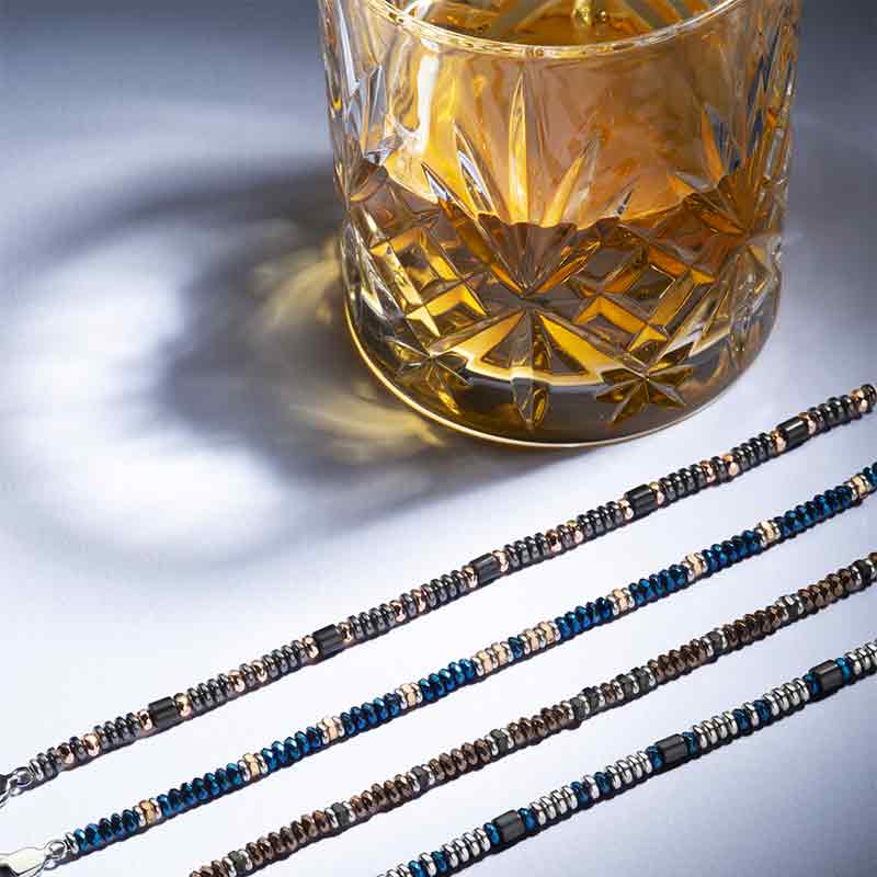 Bracciale Dischetti Hematite BARBIERI MAN