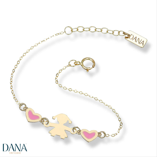 Bracelet bébé en or 9 carats DANA L'OR 9 CARATS