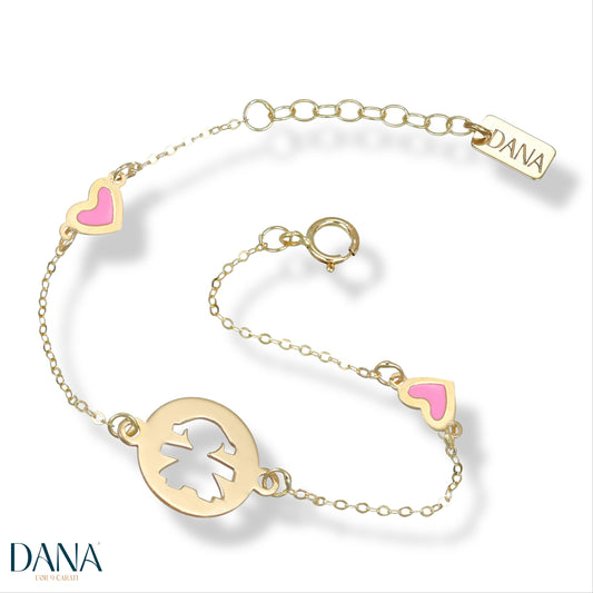 DANA L'OR 9 CARATI 9K Gold Baby Bracelet