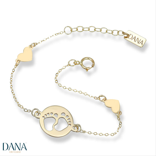 DANA L'OR 9 CARATI 9K Gold Baby Bracelet