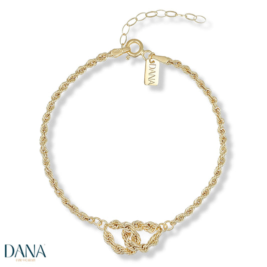 Bracelet nœud en or 9 carats DANA L'OR 9 CARATI