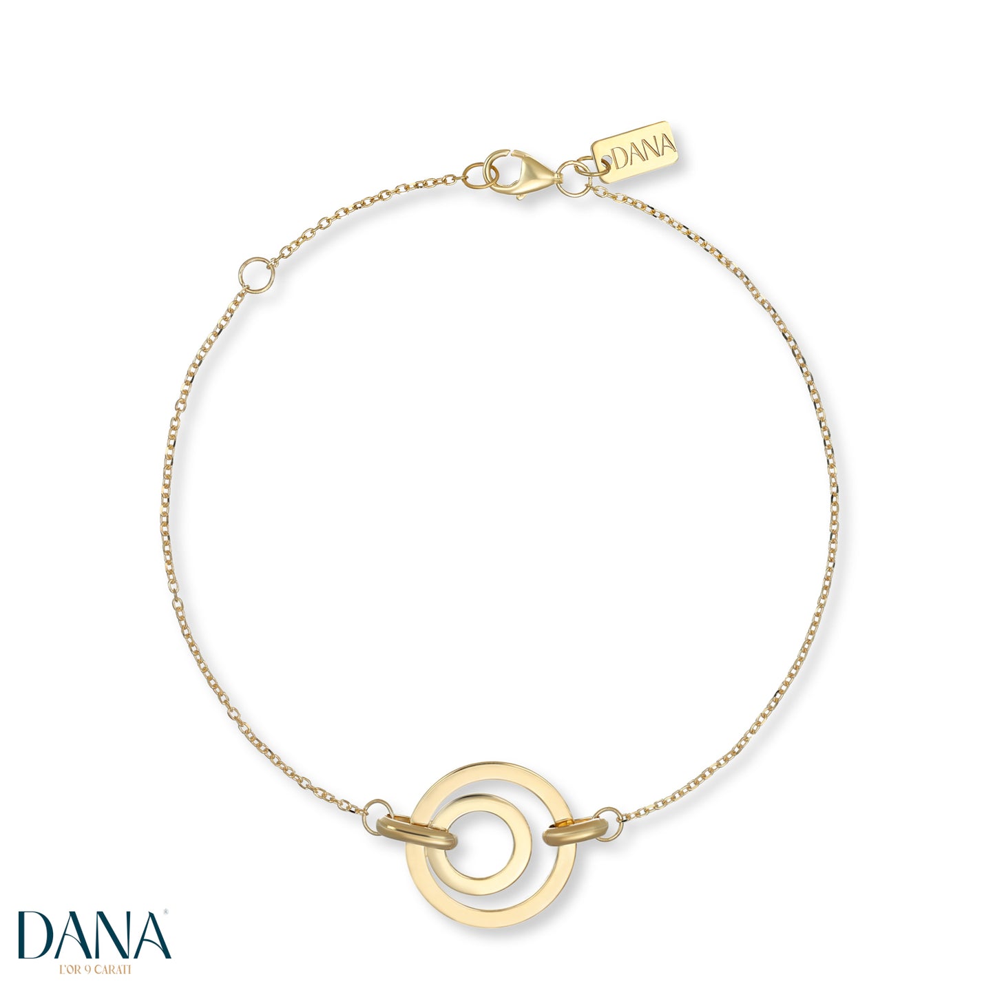Bracciale cerchi oro 9 carati DANA L'OR 9 CARATI