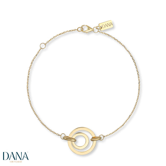 DANA L'OR 9 CARATI 9K gold hoop bracelet