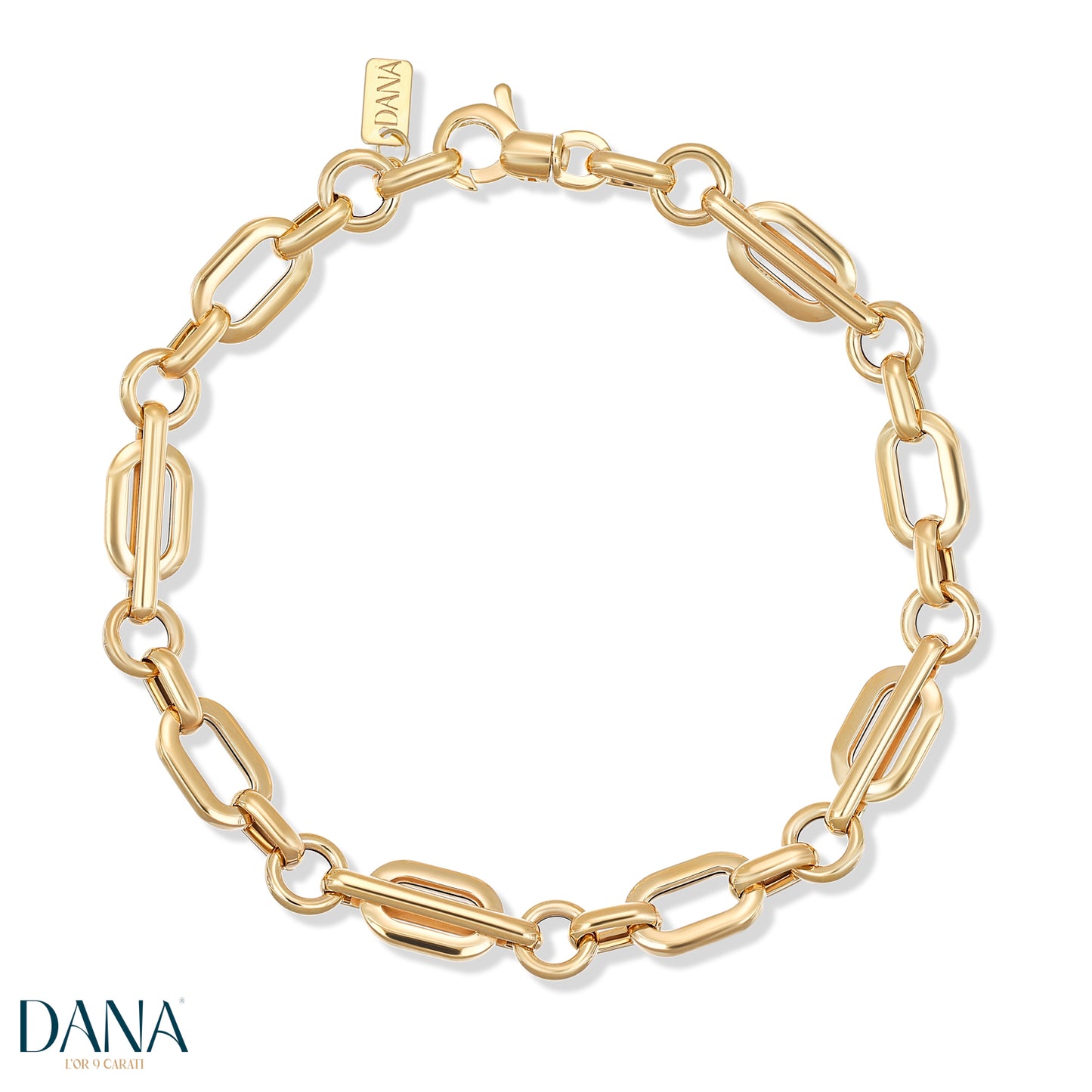 Bracciale uomo héritage oro 9 carati DANA L'OR 9 CARATI