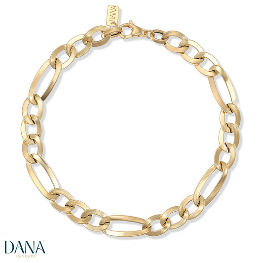 Men's bracelet not usually 3+1 9ct gold DANA L'OR 9 CARATI