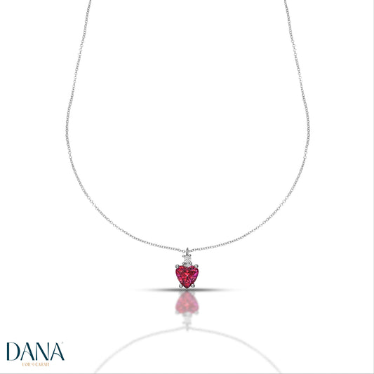 Collier DANA L'OR 9 CARATS en or blanc 9K