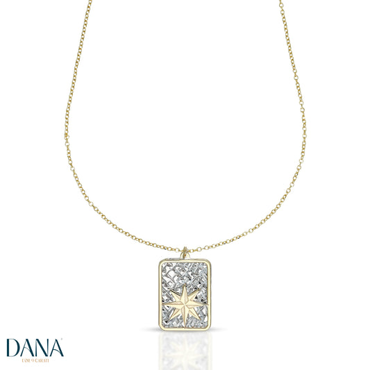 Collier DANA L'OR 9 CARATI en or 9K satin rose des vents