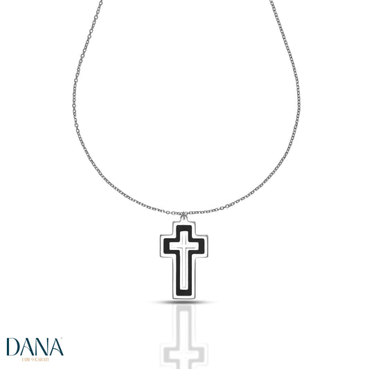 Collier croix en or 9 carats DANA L'OR 9 CARATI