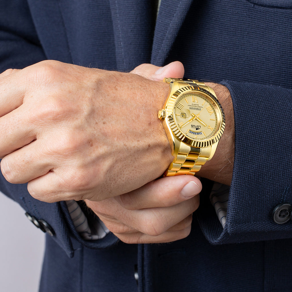 OROLOGIO LOTUS FREEDOM ORO UOMO