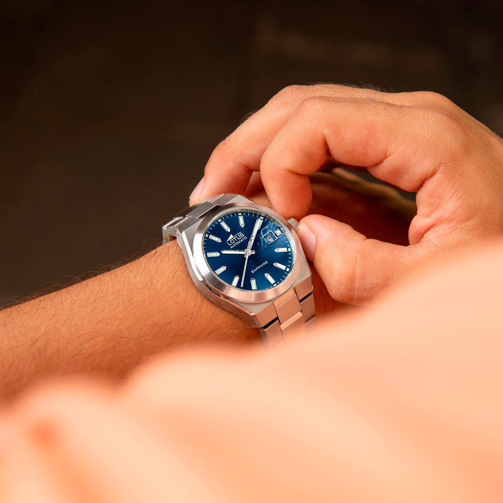 OROLOGIO LOTUS AUTOMATIC AZZURO UOMO