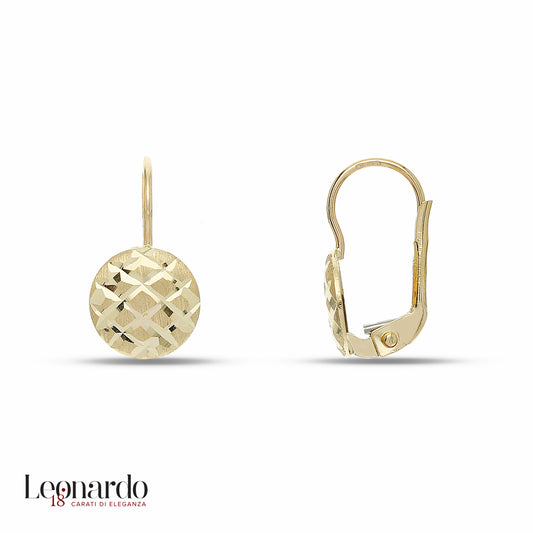 Orecchini lobo oro 18 carati