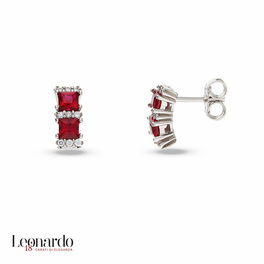 Orecchini oro bianco 18 carati