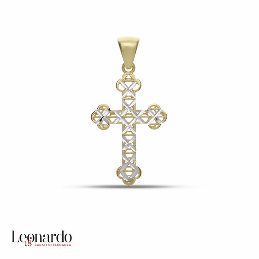Croce oro 18 carati donna