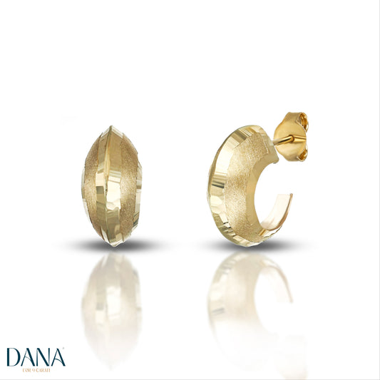 DANA L'OR 9 CARATI 9K Gold Earrings