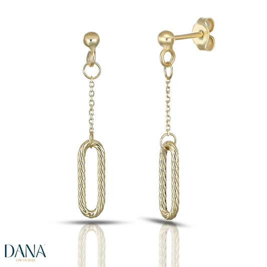DANA L'OR 9 CARATI 9K Gold Earrings